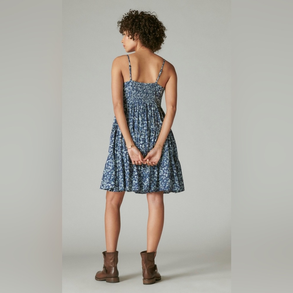 Blue Floral Lucky Brand mini dress